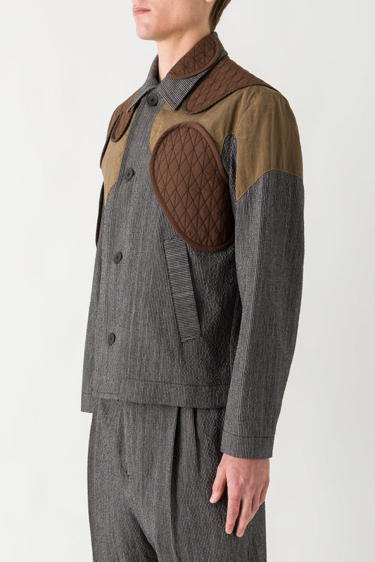 Craig Green Utility Patch Jacket in Black and White SS25 side