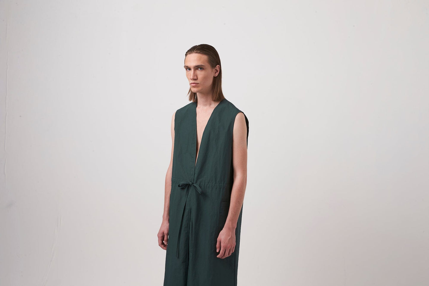 Craig Green Lab Vest in Green detail