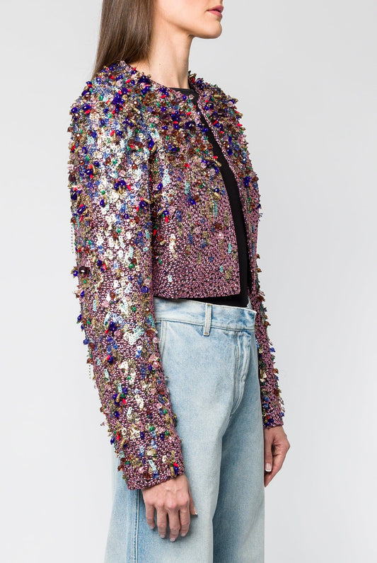Dries Van Noten Bea Embroidered Jacket side