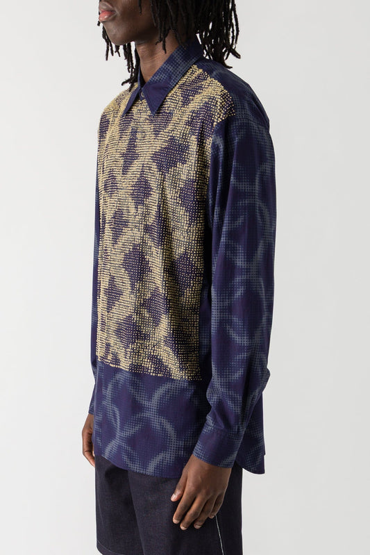 Dries Van Noten Croom Embroidered Printed Shirt side