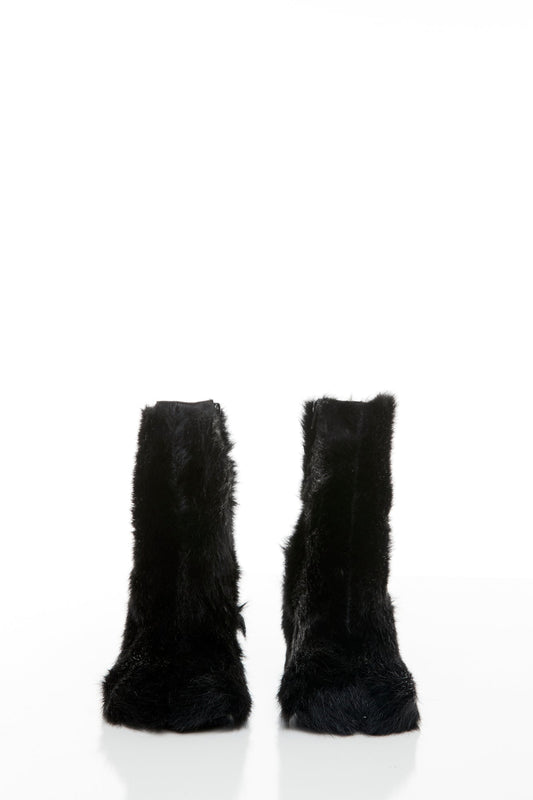 Dries Van Noten Cowhide Zip Boot front