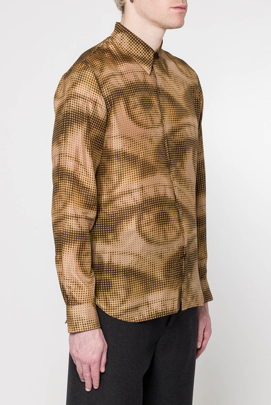 Dries Van Noten Carvies Printed Silk Shirt side