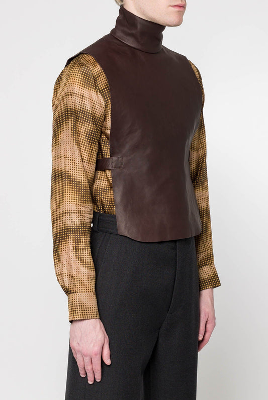 Dries Van Noten Lance Leather Top side