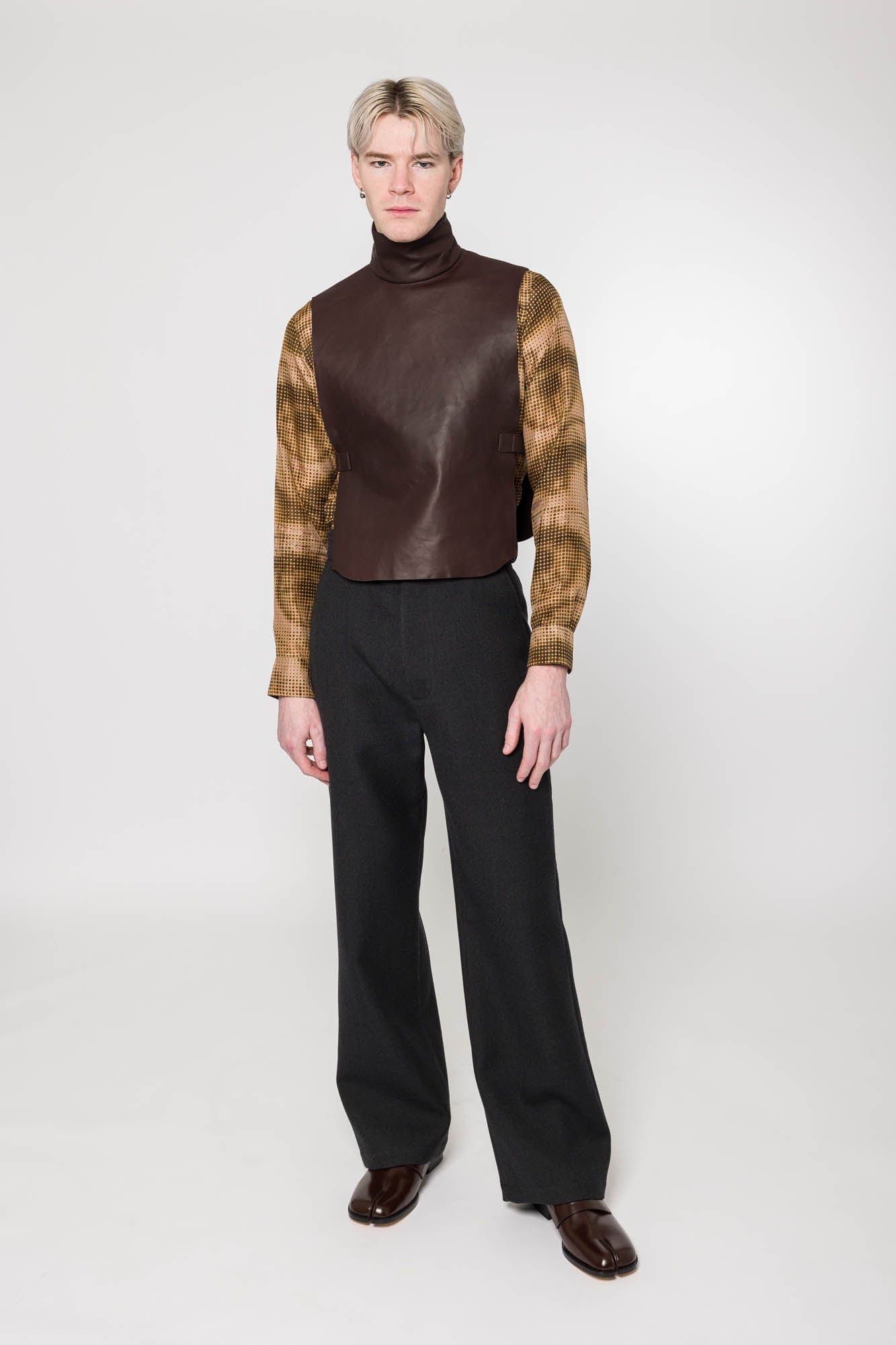Dries Van Noten Lance Leather Top full