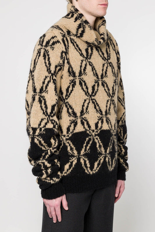 Dries Van Noten Monier Sweater in Natural side