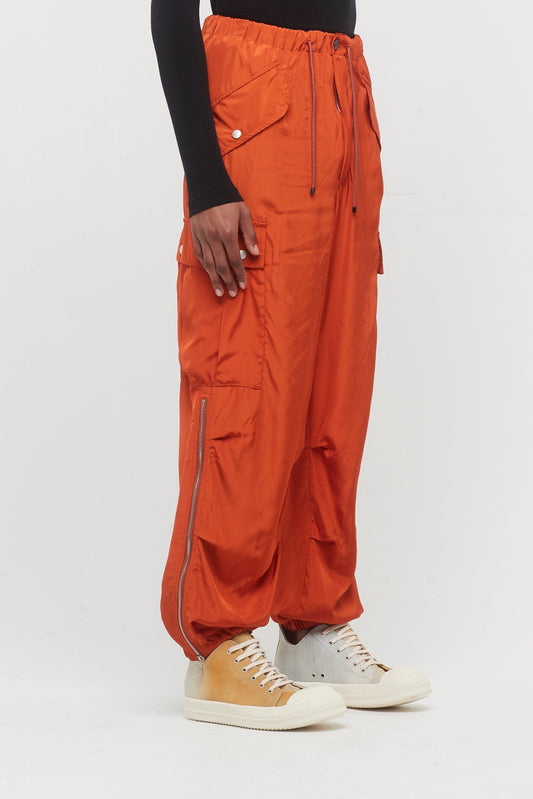 Dries Van Noten Pentin Pants in Rust side