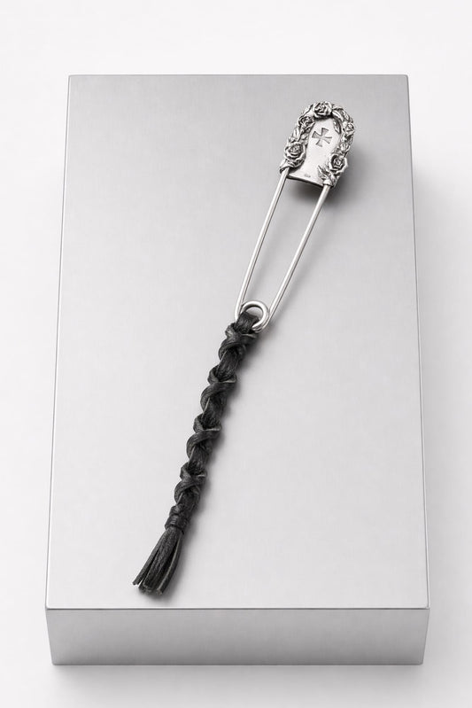 Enfants Riches Déprimés Oversized Safety Pin close up
