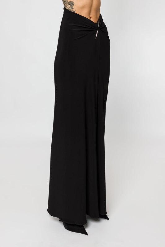 Grace Ling Pierced Dagger Skirt side