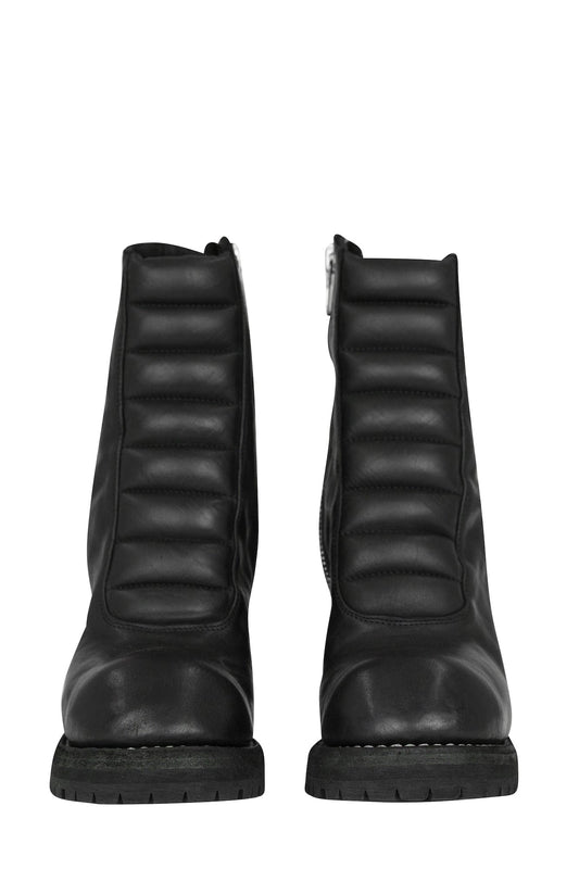 Guidi Horse Full Grain Lined Side Zip Boot front