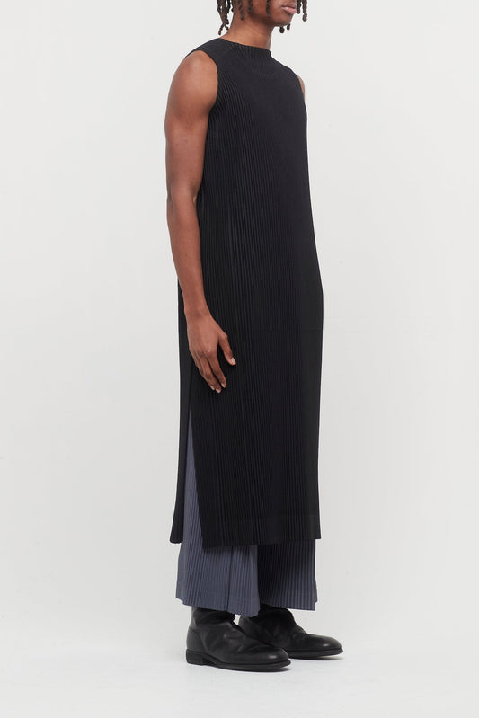 Homme Plissé Issey Miyake March Tunic in Black side