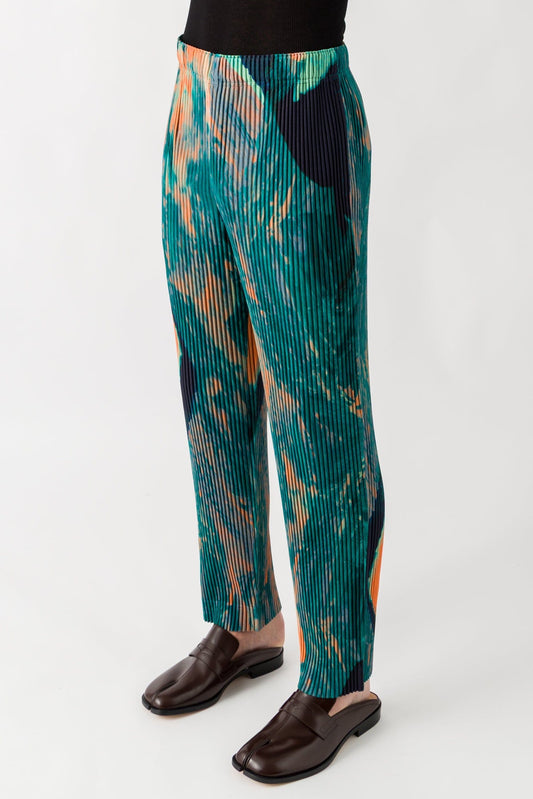 Homme Plissé Issey Miyake Agate Trouser In Green side