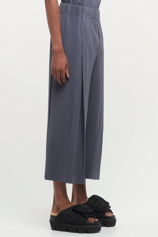 Homme Plissé MC October 23 Trouser in Slate side