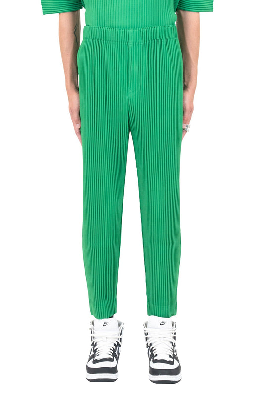 Homme Plissé MC July 23 Trousers in Emerald