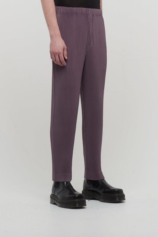 Homme Plissé Issey Miyake Trousers In Rose Brown side