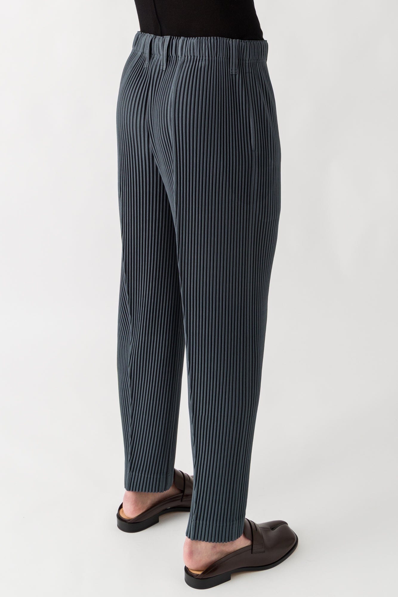 Homme Plissé Issey Miyake Compleat Trousers in Chert Blue back