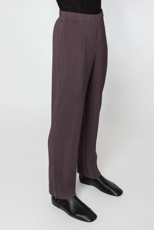 Homme Plissé Issey Miyake Pleats Bottoms 1 in Slate Violet side