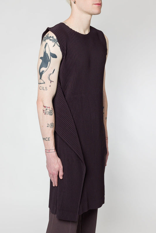 Homme Plissé Issey Miyake RB Color Palette Tunic in Plum Violet side