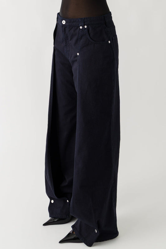 Jean Paul Gaultier Denim Trousers in Navy