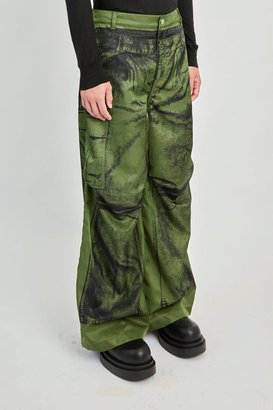 Jean Paul Gaultier Nylon Printed Cargo Pant side