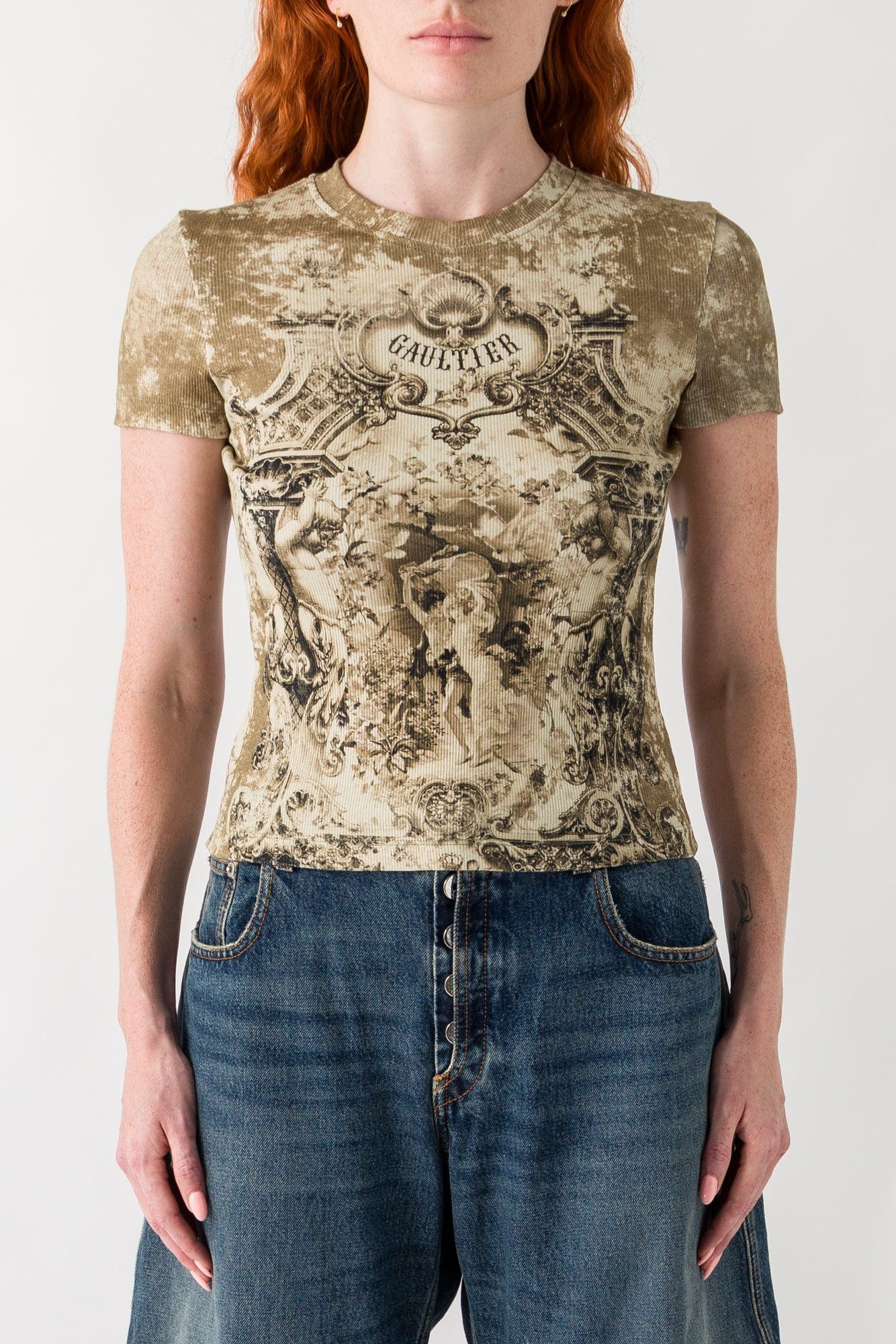 Jean Paul Gaultier Printed T-Shirt In Le Medaillon – Antidote