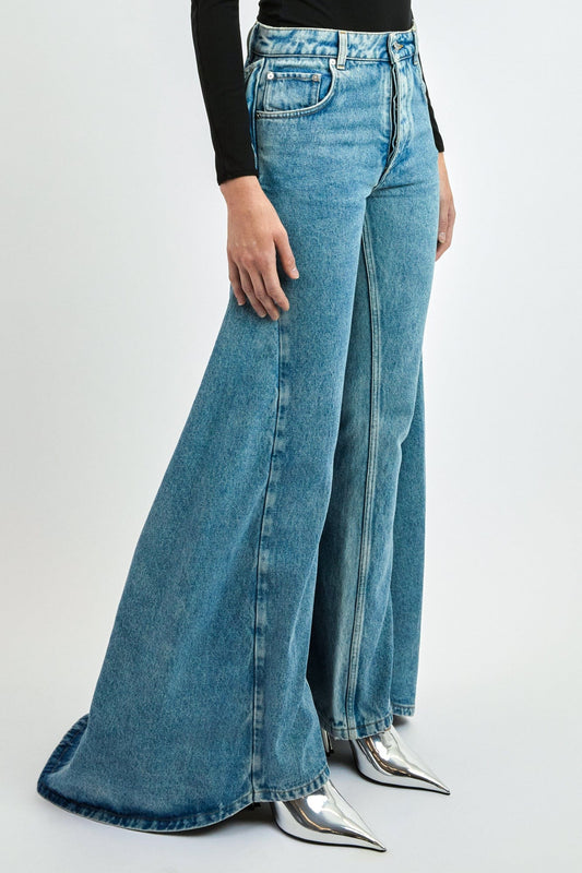 Jean Paul Gaultier x Shayne Oliver Denim Fishtail Jean side