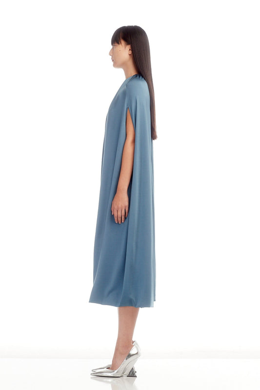 Jil Sander Balloon Dress in Ocean side