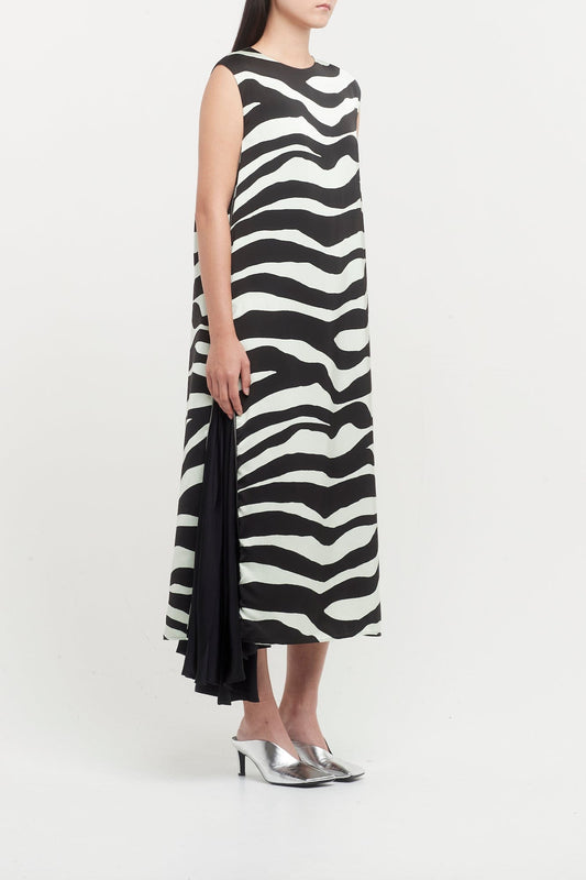Jil Sander Zebra Print Dress 109 side