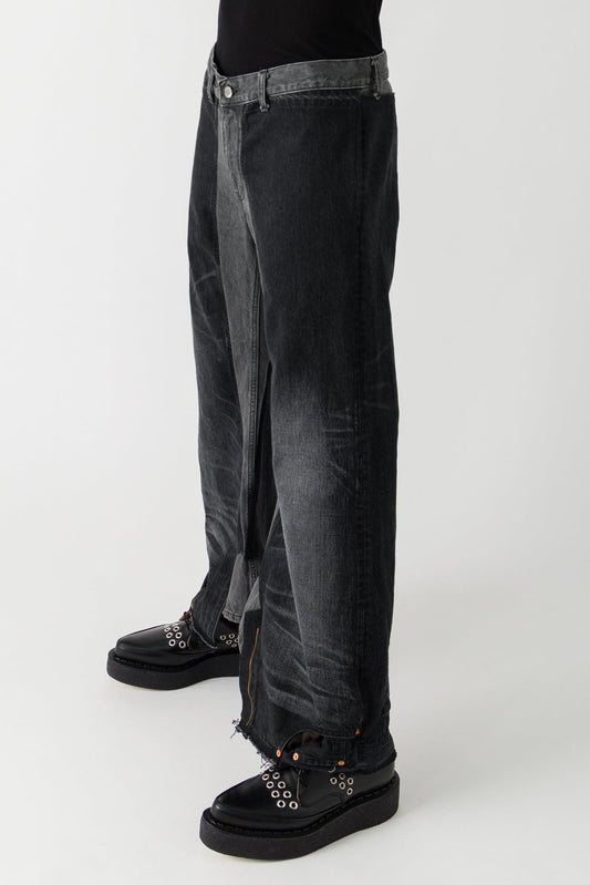 Junya Watanabe Reversed Hem Jeans side