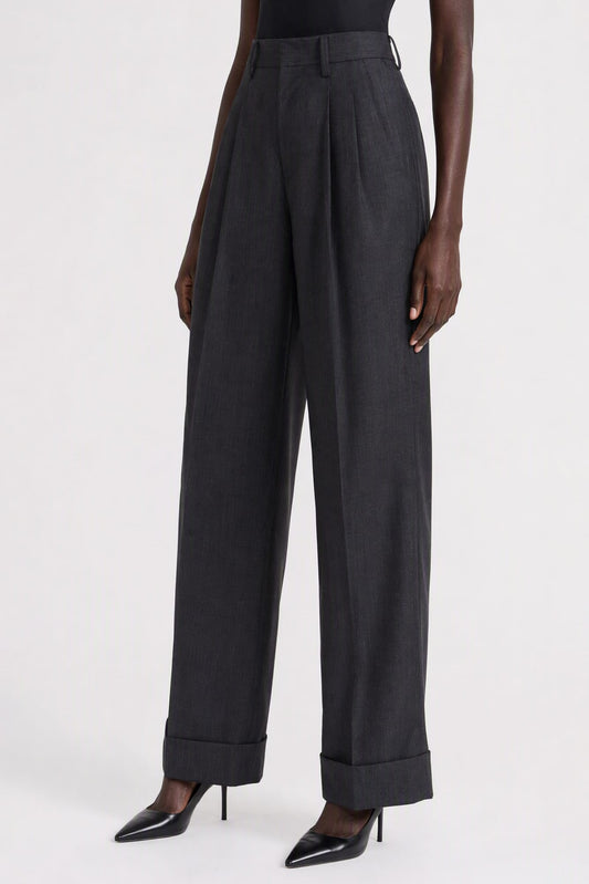 Junya Watanabe Suiting Trousers in Charcoal