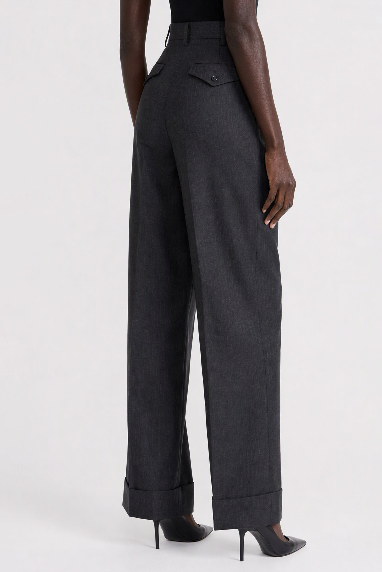 Junya Watanabe Suiting Trousers in Charcoal