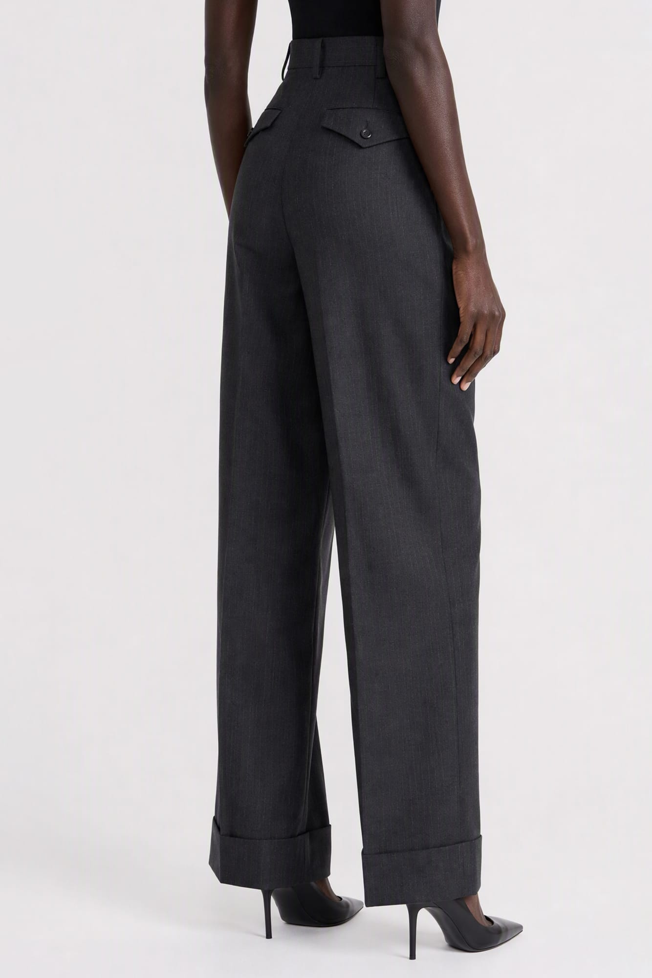 Junya Watanabe Suiting Trousers in Charcoal