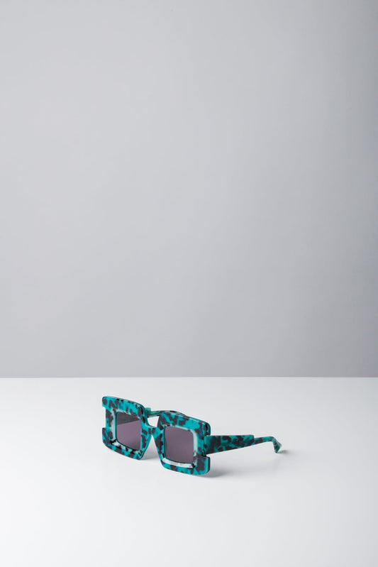 Kuboraum R3 in Water Green Tortoise side