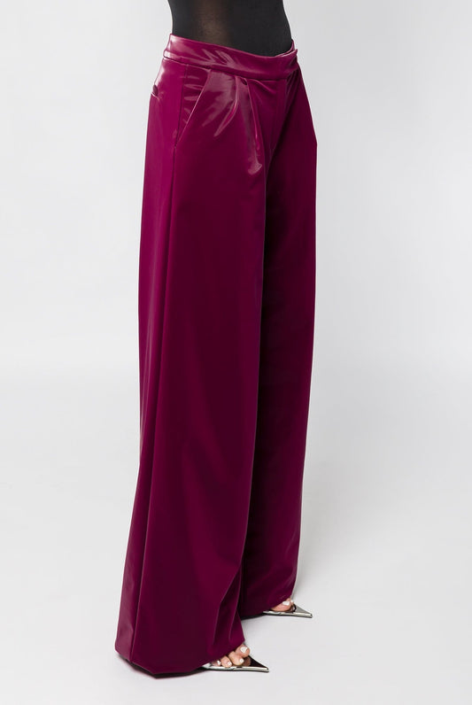 LaQuan Smith Wide Leg Trouser side