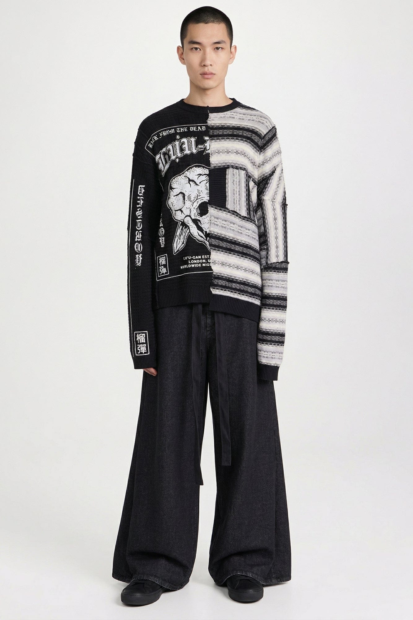 Lu'u Dan Down Cycled Sweater full look