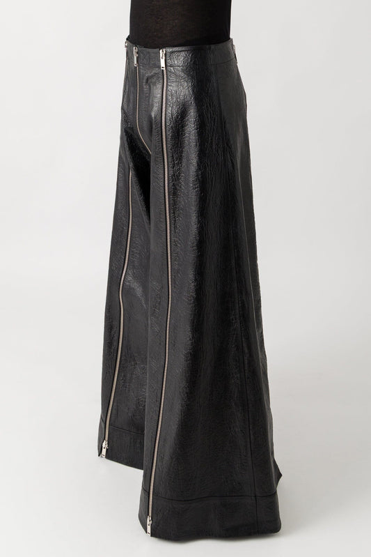 Lu'u Dan Leather Flight Pants side