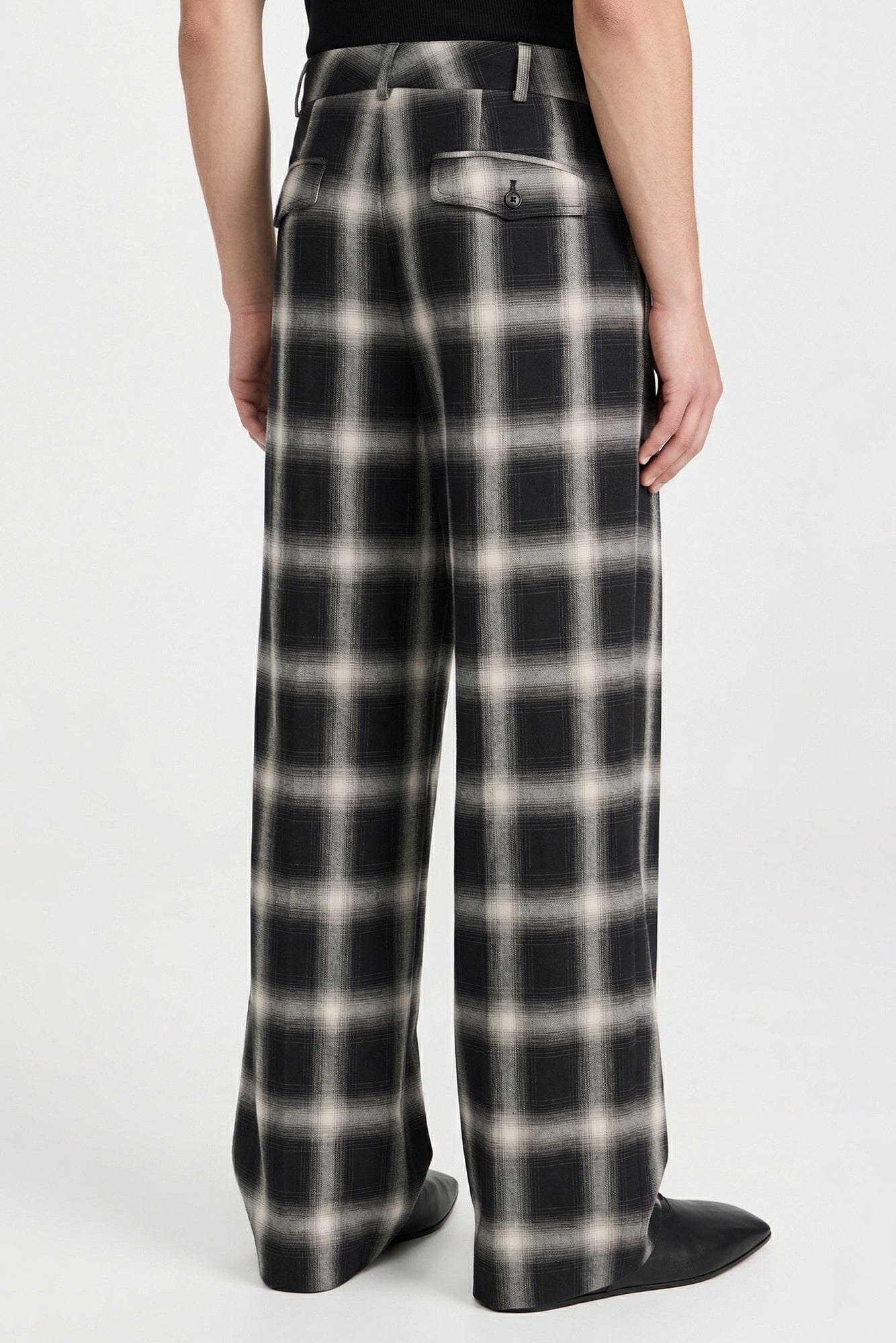 Lu'u Dan Triple Pleat Trousers back