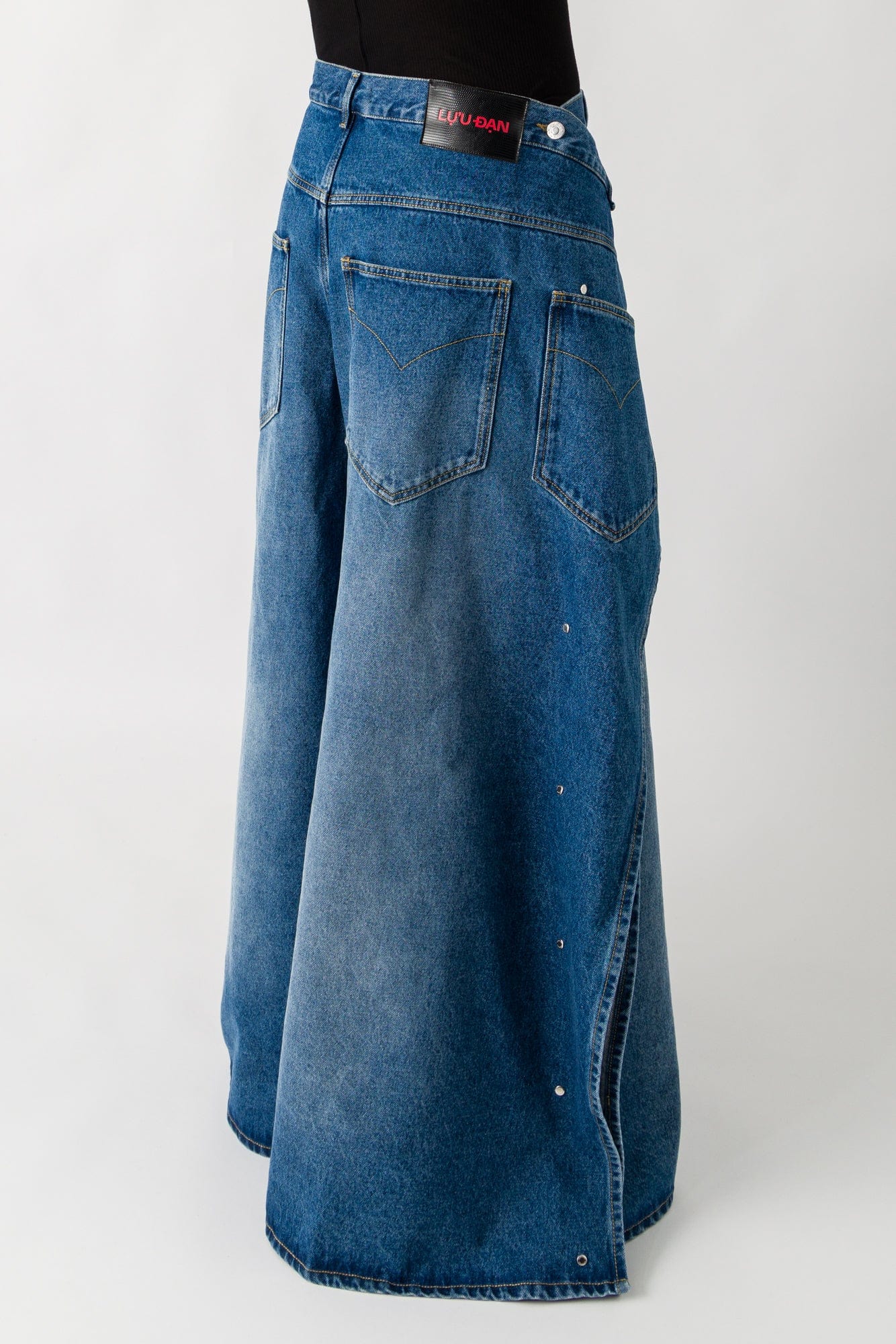 Lu'u Dan Breakaway Maxi Jeans back