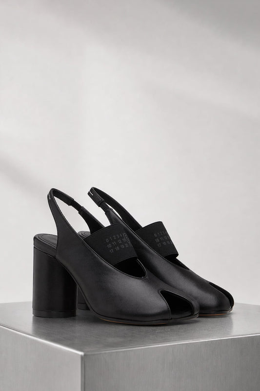 MM6 Heeled Sandals in Black side