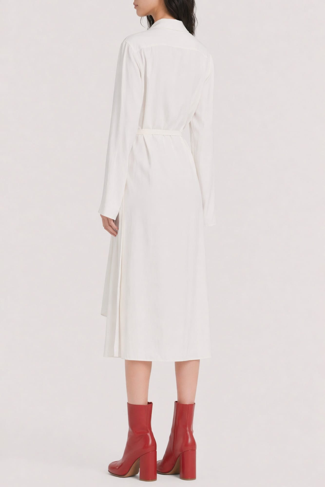 Maison Margiela Collared Midi Dress SS26 back