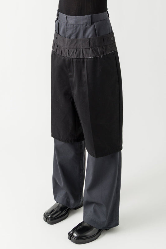 Maison Margiela Layered Waistband Trousers SS25 side