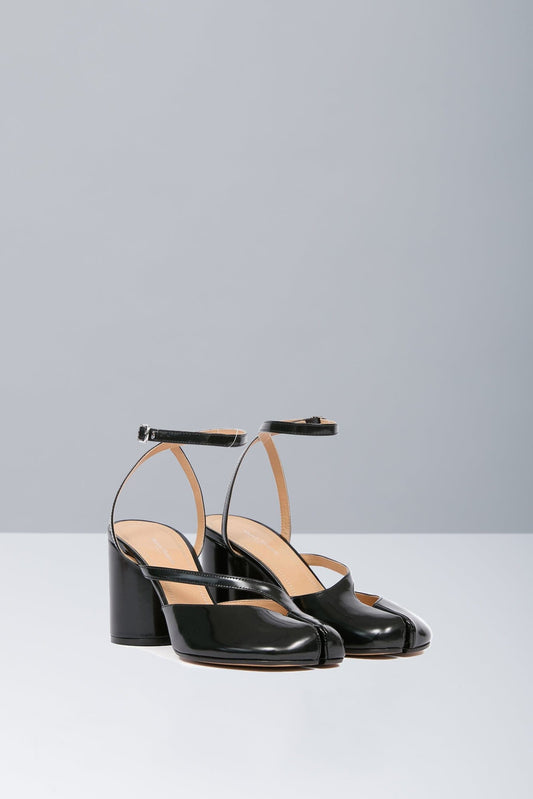 Maison Margiela Tabi Sandal Pump H80 in Black SS25 side