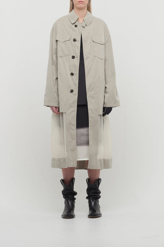 Maison Margiela Light Weight Trench in Beige open