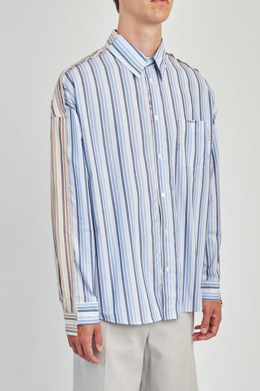 Marni - Button Down Combo Shirt side