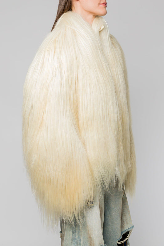 Marni Long Haired Zip Up Jacket side