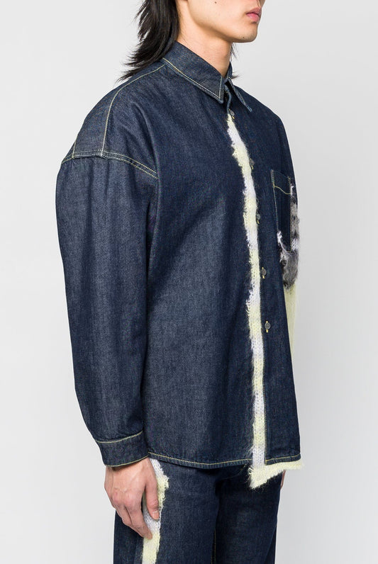 Marni Mixed Denim Jacket side