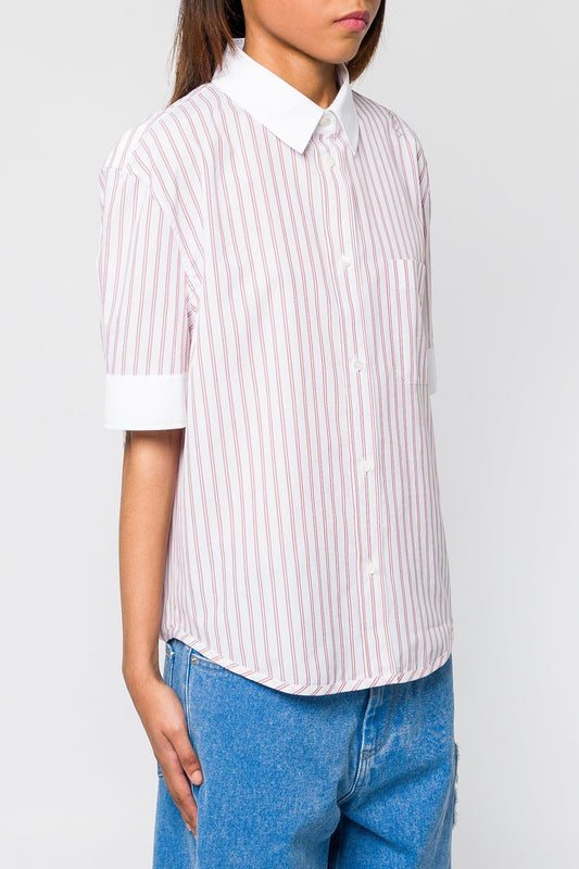 Marni Pastel Striped Poplin Shirt side