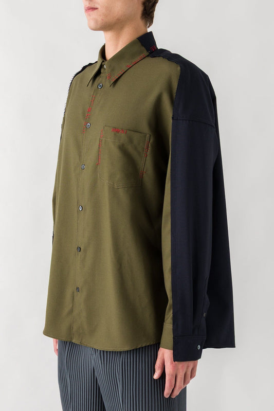 Marni Green Uniform Shirt side