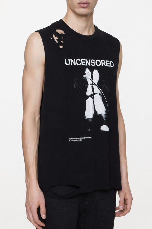 Matières Fécales Unisex Fetische Cut Off Knit Tank side