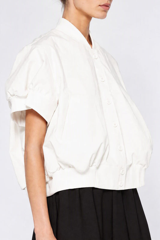 Melitta Baumeister Bomber Shirt in White side