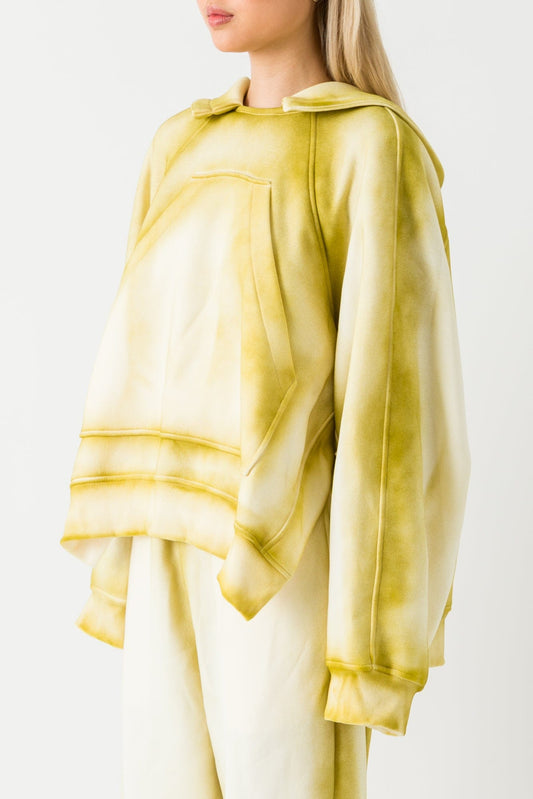 Melitta Baumeister Cropped Hoody in Inverted Ivory Glow side